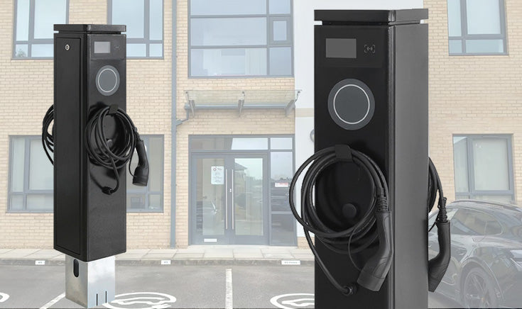 Dual EV Charger 7.4KW/22KW with Dynamic Load Balance | Type 2, 3-Phase