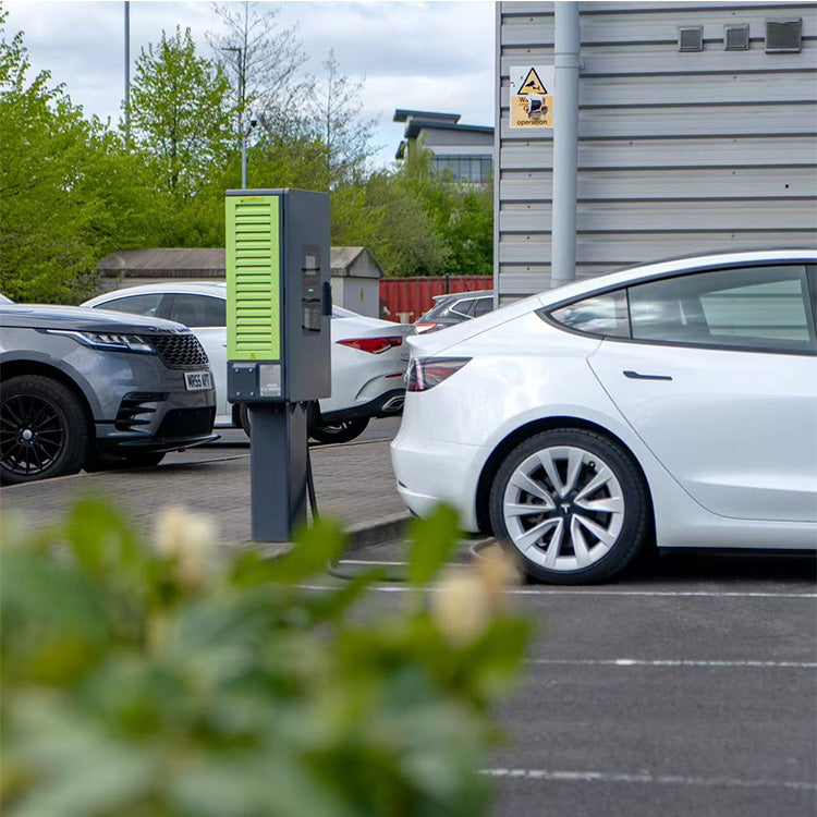 Commercial DC Fast EV Charger | 20-60KW Dual CCS2 | RFID & OCPP