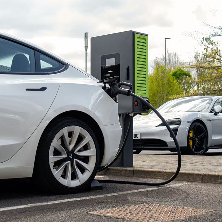 Commercial DC Fast EV Charger | 20-60KW Dual CCS2 | RFID & OCPP