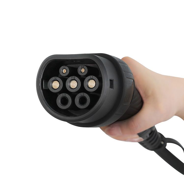 Adjustable Current Dual Gun EV Wall Charger | 7.4KW | UK Type 2