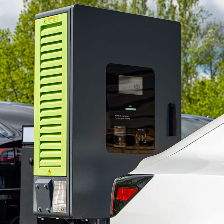 Commercial DC Fast EV Charger | 20-60KW Dual CCS2 | RFID & OCPP