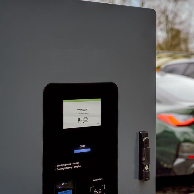 Commercial DC Fast EV Charger | 20-60KW Dual CCS2 | RFID & OCPP