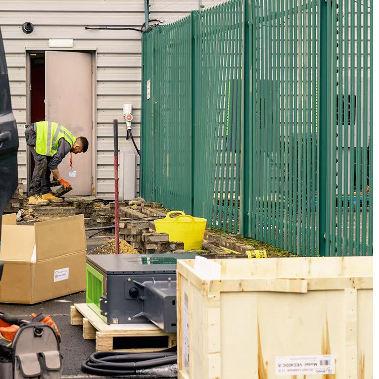 Commercial DC Fast EV Charger | 20-60KW Dual CCS2 | RFID & OCPP