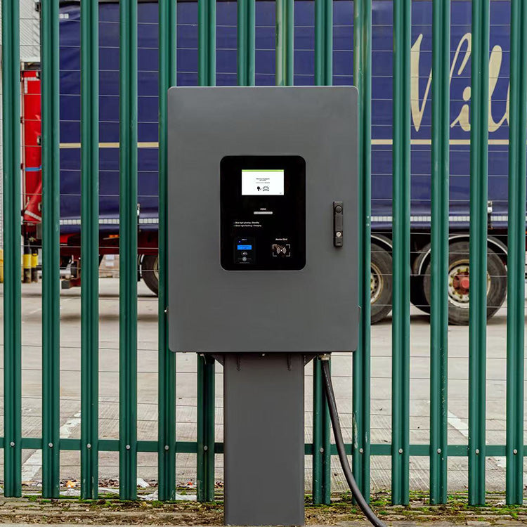 Commercial DC Fast EV Charger | 20-60KW Dual CCS2 | RFID & OCPP