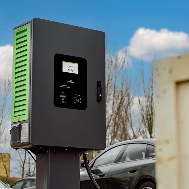 Commercial DC Fast EV Charger | 20-60KW Dual CCS2 | RFID & OCPP