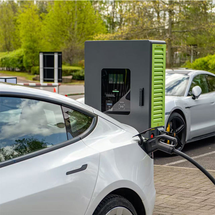 Commercial DC Fast EV Charger | 20-60KW Dual CCS2 | RFID & OCPP