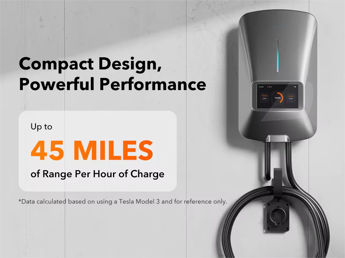 22KW Fast EV Charger with App, WiFi & Dynamic Load Balancing