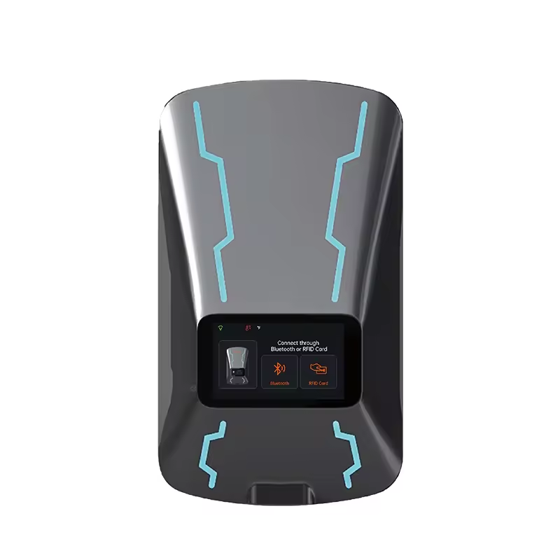 OEM Custom 32A Single Phase 7KW Intelligent Voice-Controlled Charging Station Wallbox Electric Vehicle Ev IP55 Safe Charger