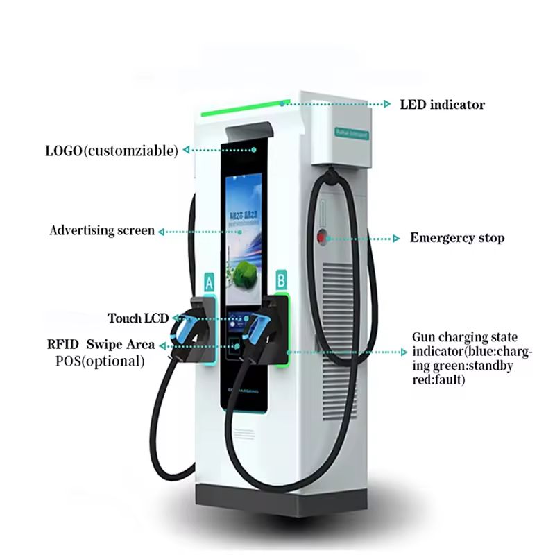 OEM ODM 60-160KW Fast Charger DC EV Charging Station