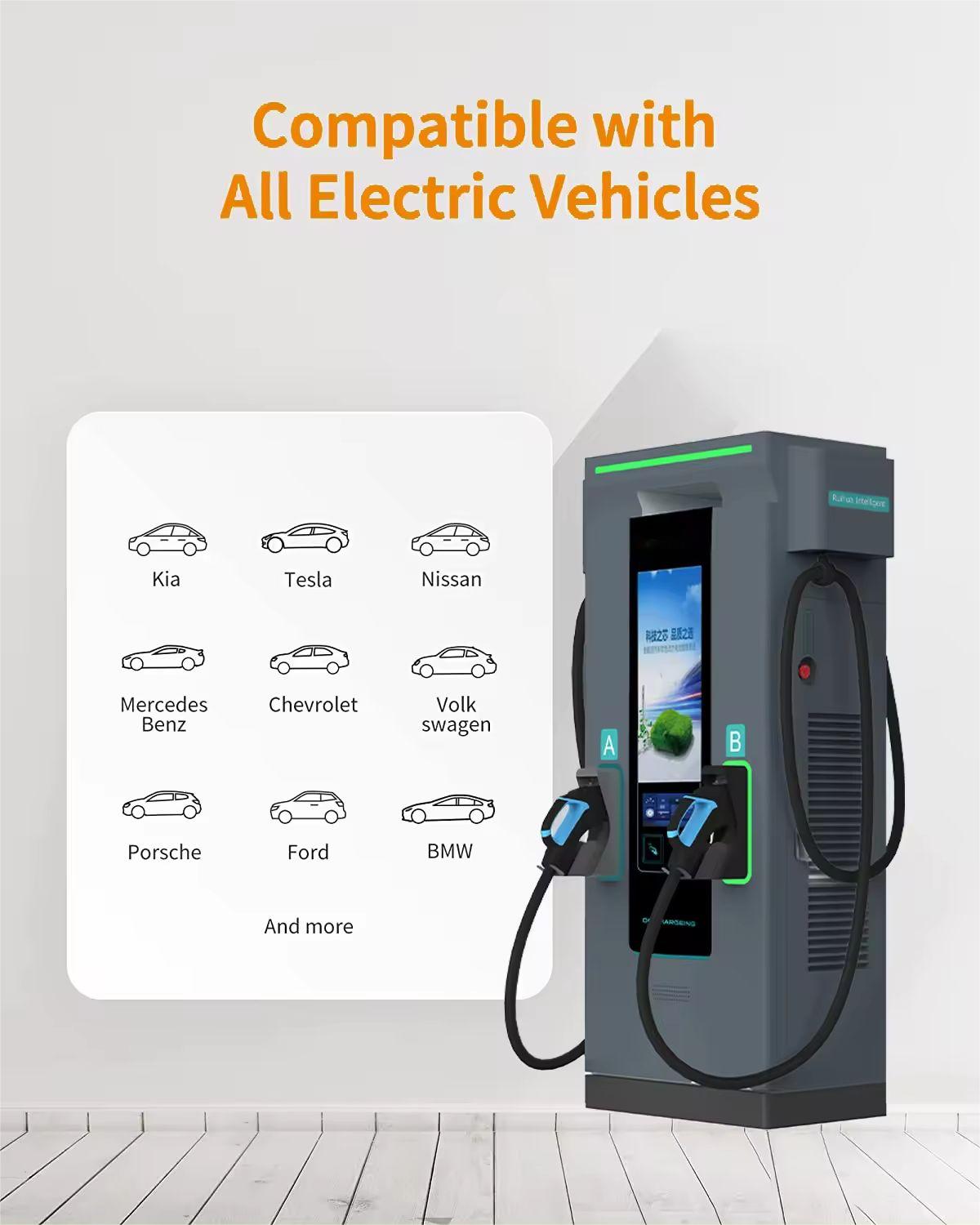 OEM ODM 60-160KW Fast Charger DC EV Charging Station