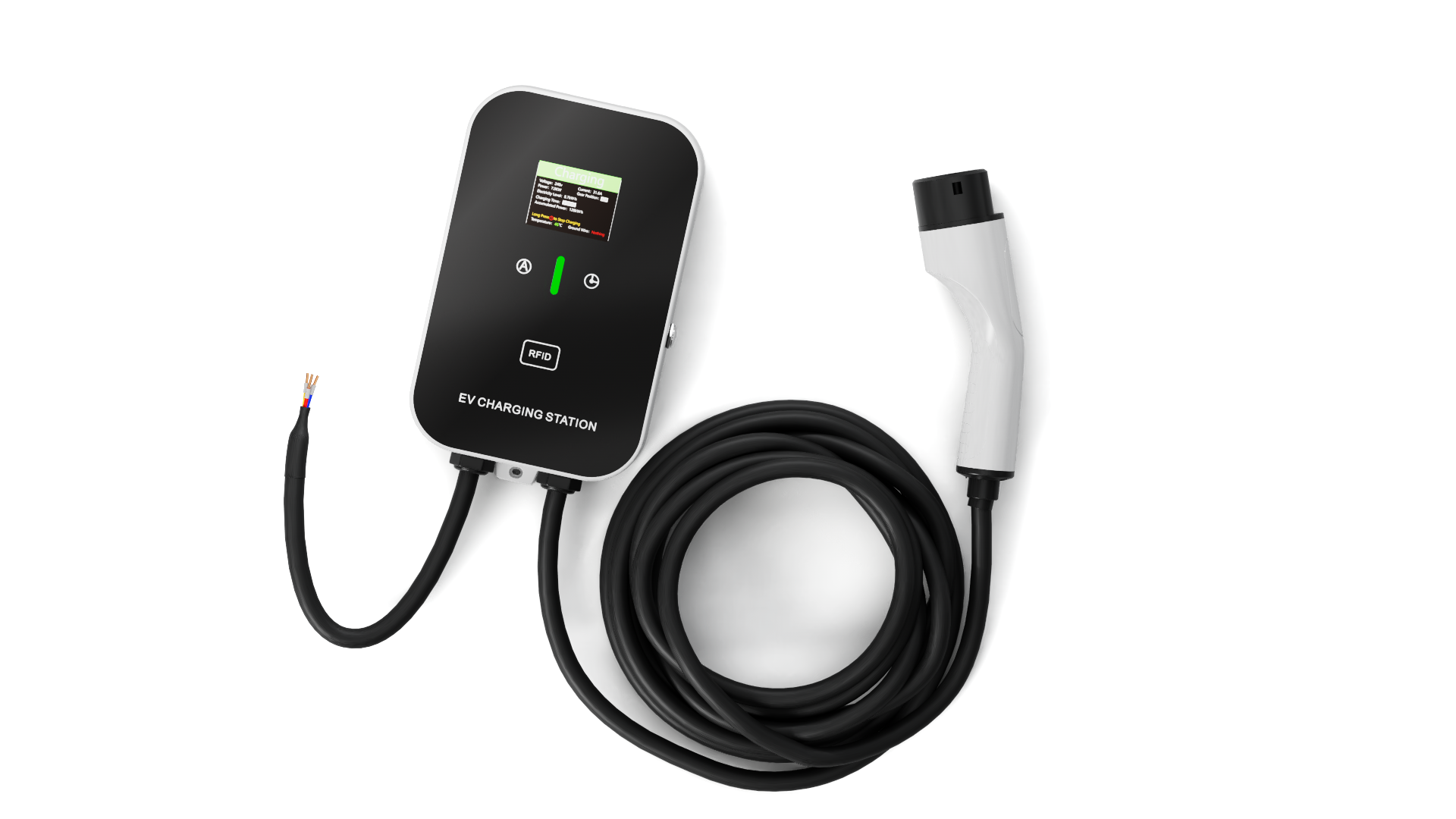 GBT European Standard Plug Charging Gun with 5 Meters New Condition New Energy Charging Pile EV Wall Charger