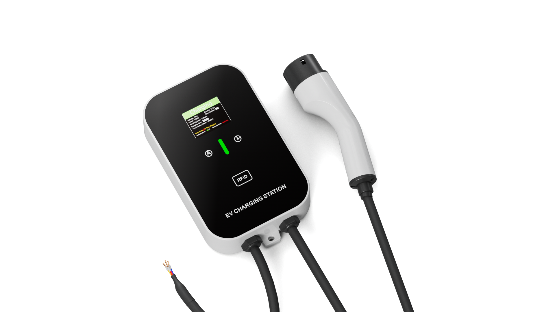 GBT European Standard Plug Charging Gun with 5 Meters New Condition New Energy Charging Pile EV Wall Charger
