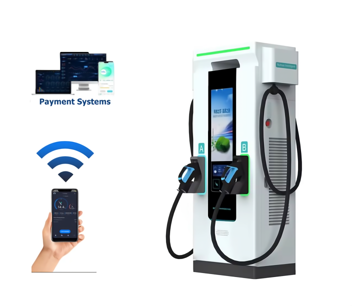 OEM ODM 60-160KW Fast Charger DC EV Charging Station