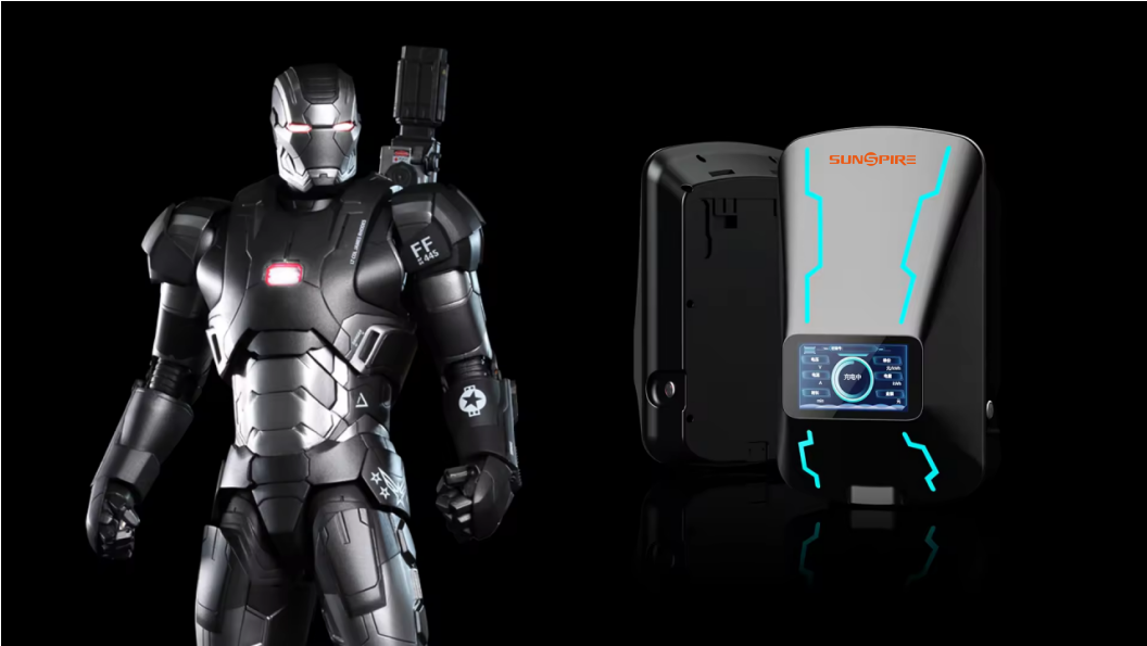 OEM Custom 32A Single Phase 7KW Intelligent Voice-Controlled Charging Station Wallbox Electric Vehicle Ev IP55 Safe Charger