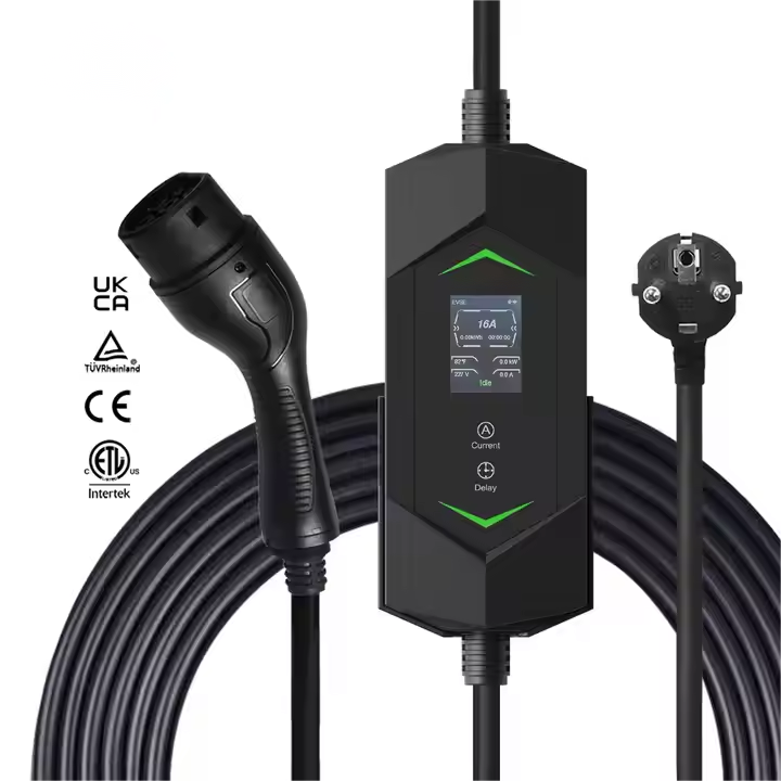 DXB5 Portable EV Charger (CCS2) | 3.5KW / 7KW / 11KW / 22KW | Tuya App Optional
