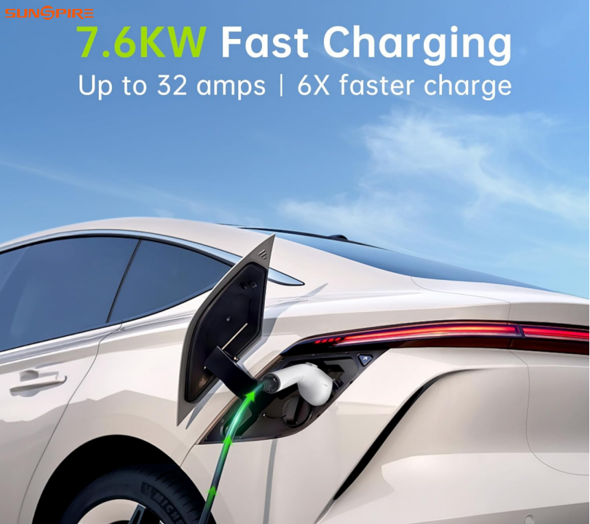 Wholesale Electric Car 16a 32a 3.5kw 7kw Ev Charging Station Portable Ev Charger with Screen Adjustable