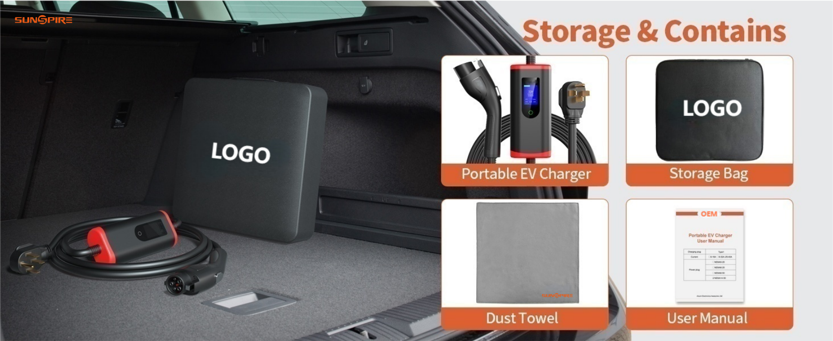 Wholesale Electric Car 16a 32a 3.5kw 7kw Ev Charging Station Portable Ev Charger with Screen Adjustable