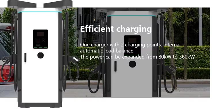 60kW~350kW CCS1/CCS2 Commercial ETL FCC Certification DC Fast Charging EV Car Charger