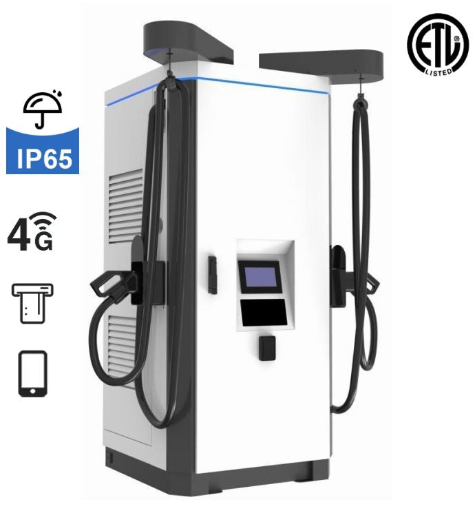 60kW~350kW CCS1/CCS2 Commercial ETL FCC Certification DC Fast Charging EV Car Charger
