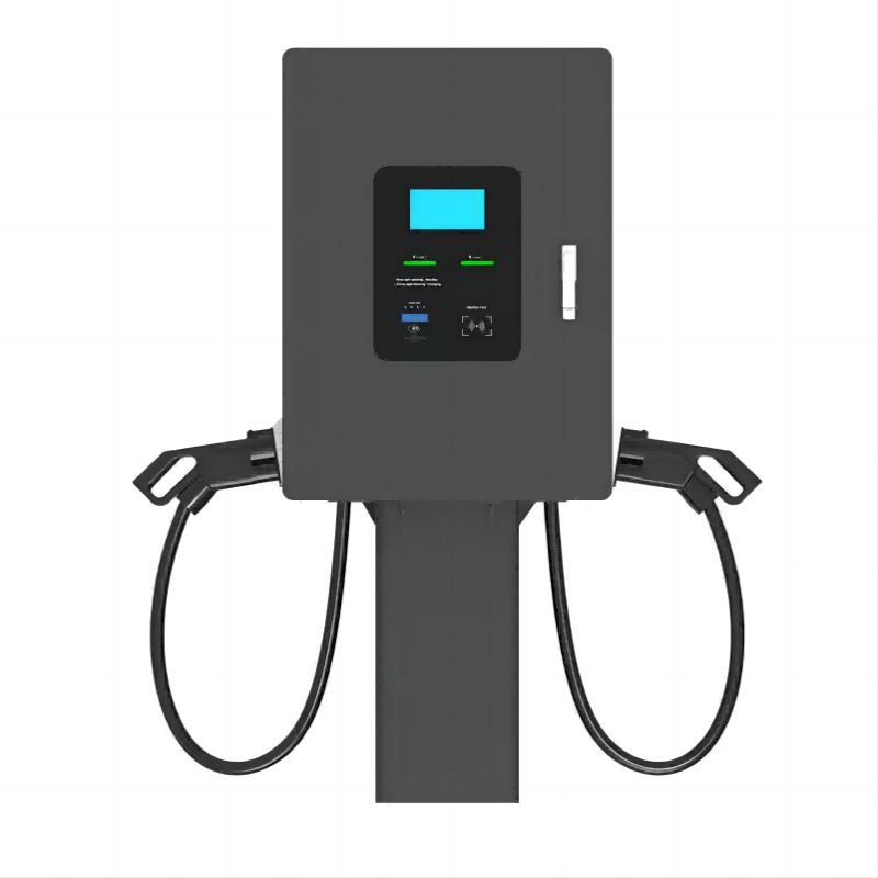 Commercial DC Fast EV Charger | 20-60KW Dual CCS2 | RFID & OCPP