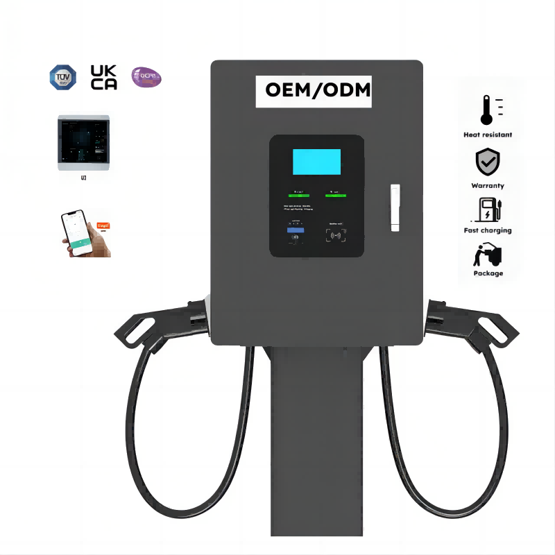 Commercial Fast Wall-Mounted Charger | 30-60KW | CCS2 Single Gun
