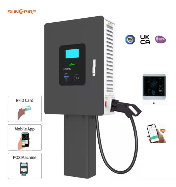 Commercial Fast Wall-Mounted Charger | 30-60KW | CCS2 Single Gun