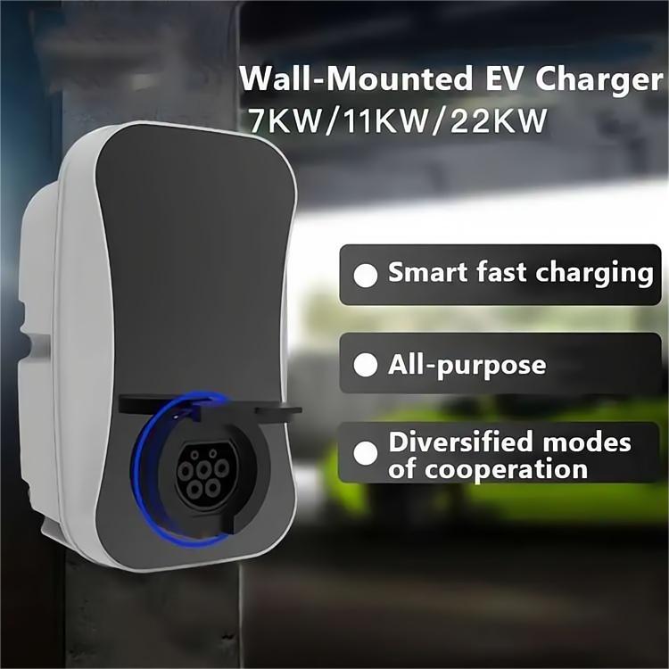 Portable Home Fast EV Charger | 7.4KW/22KW | Tuya App Control