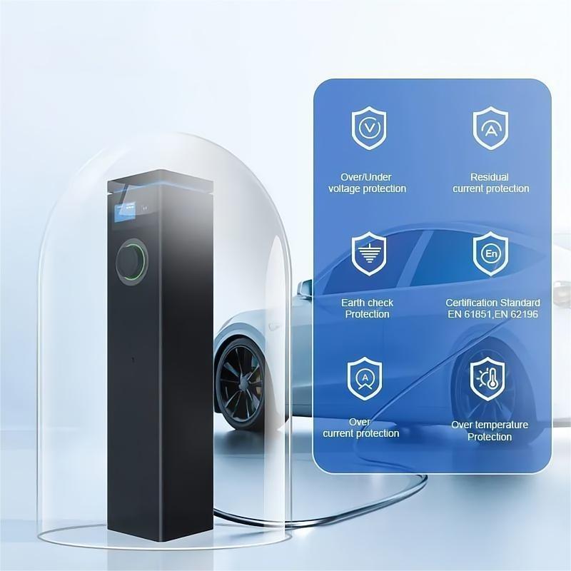 Dual EV Charger 7.4KW/22KW with Dynamic Load Balance | Type 2, 3-Phase