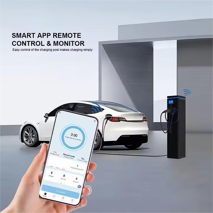 Dual EV Charger 7.4KW/22KW with Dynamic Load Balance | Type 2, 3-Phase