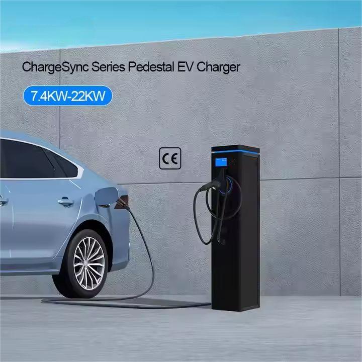 Dual EV Charger 7.4KW/22KW with Dynamic Load Balance | Type 2, 3-Phase