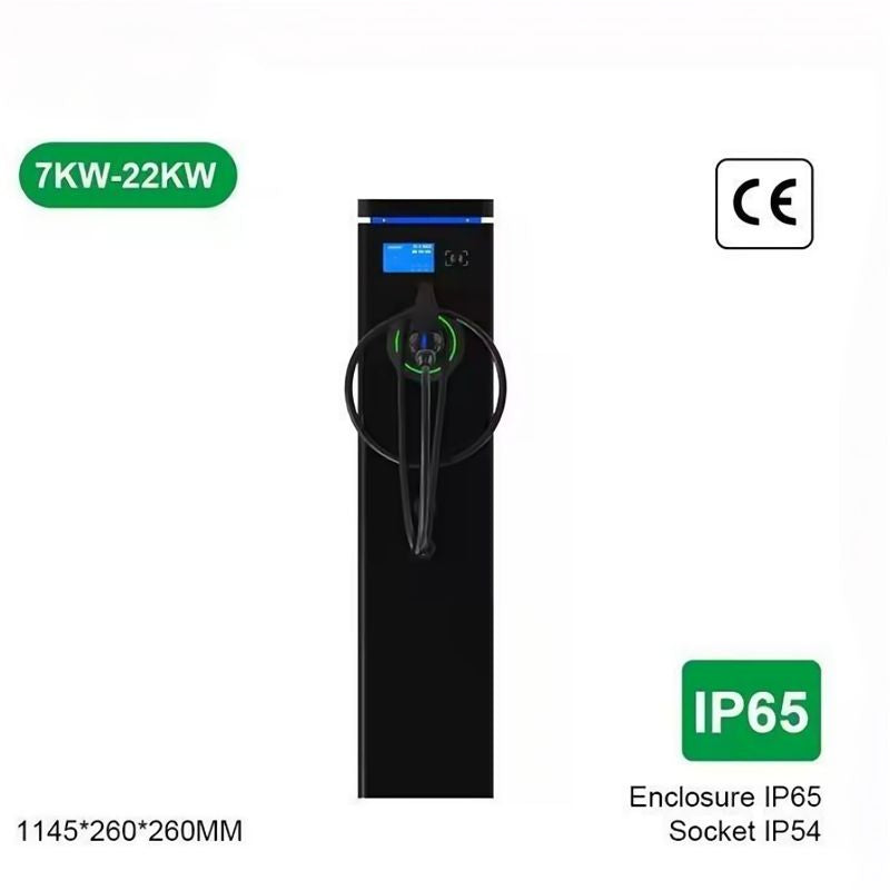 Dual EV Charger 7.4KW/22KW with Dynamic Load Balance | Type 2, 3-Phase