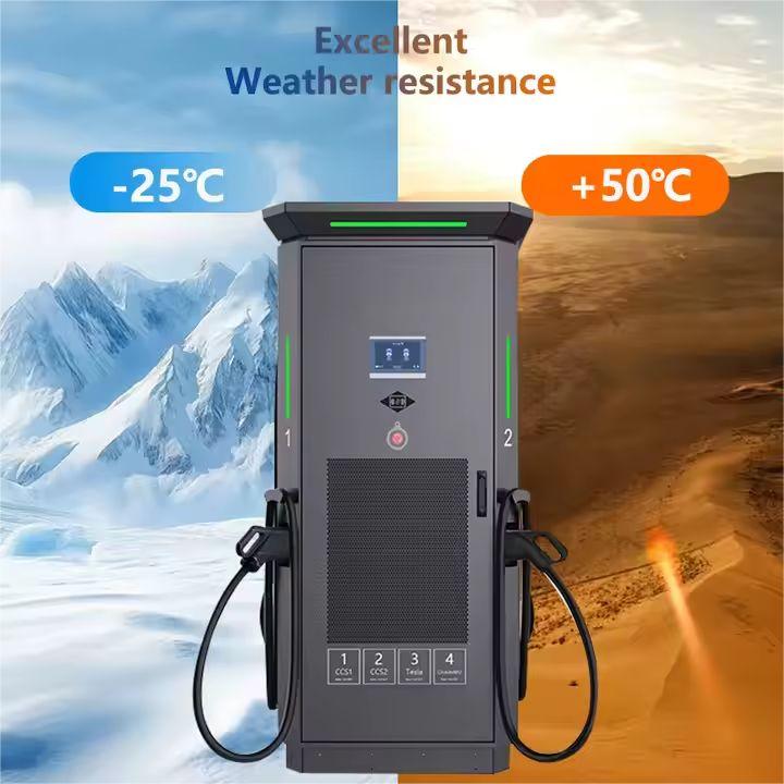 ODM 160kW 240kW 3Guns 4Guns GBT+CCS1+CCS2+CHAdeMO Fast DC EV Charger Station All EV Car