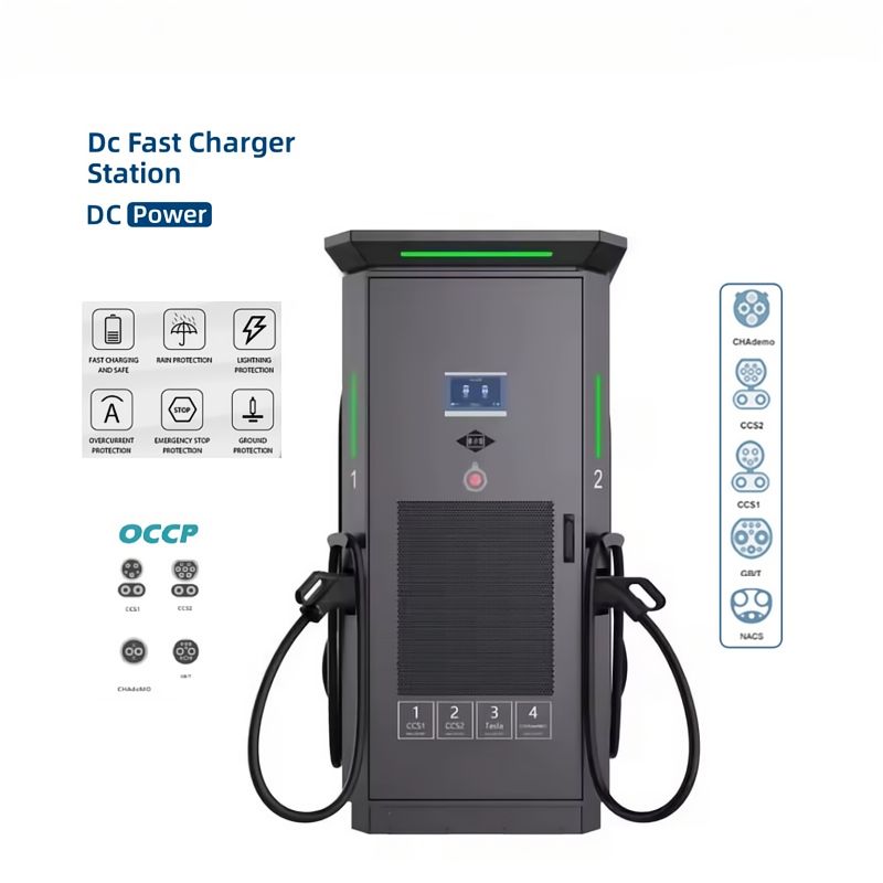 ODM 160kW 240kW 3Guns 4Guns GBT+CCS1+CCS2+CHAdeMO Fast DC EV Charger Station All EV Car
