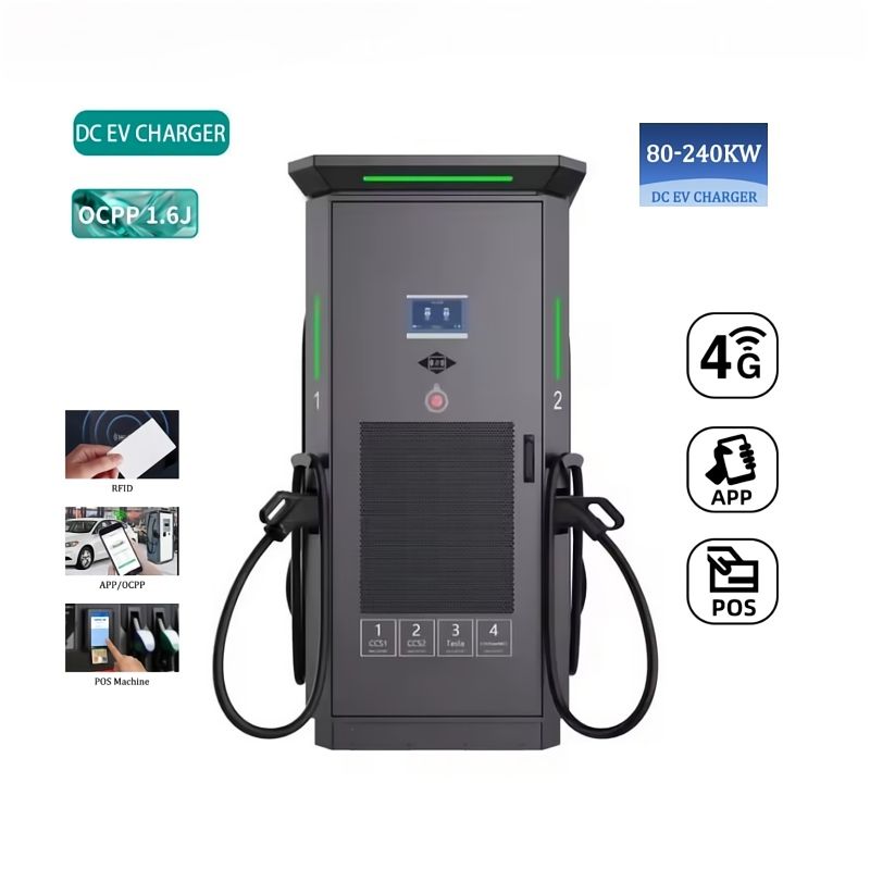 ODM 160kW 240kW 3Guns 4Guns GBT+CCS1+CCS2+CHAdeMO Fast DC EV Charger Station All EV Car