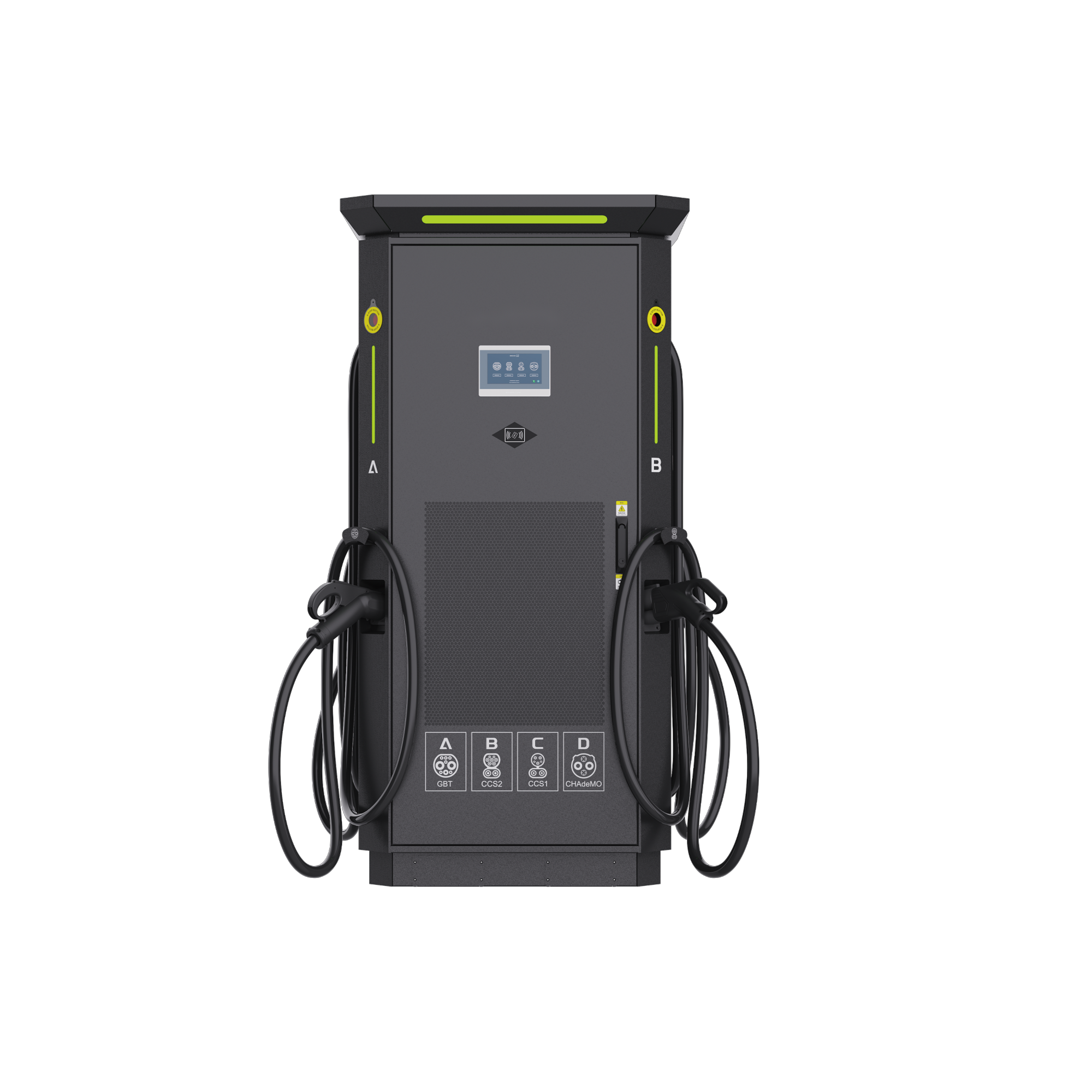 240-360kW Smart Commercial CCS2 Standard DC EV Charger Station Double Guns
