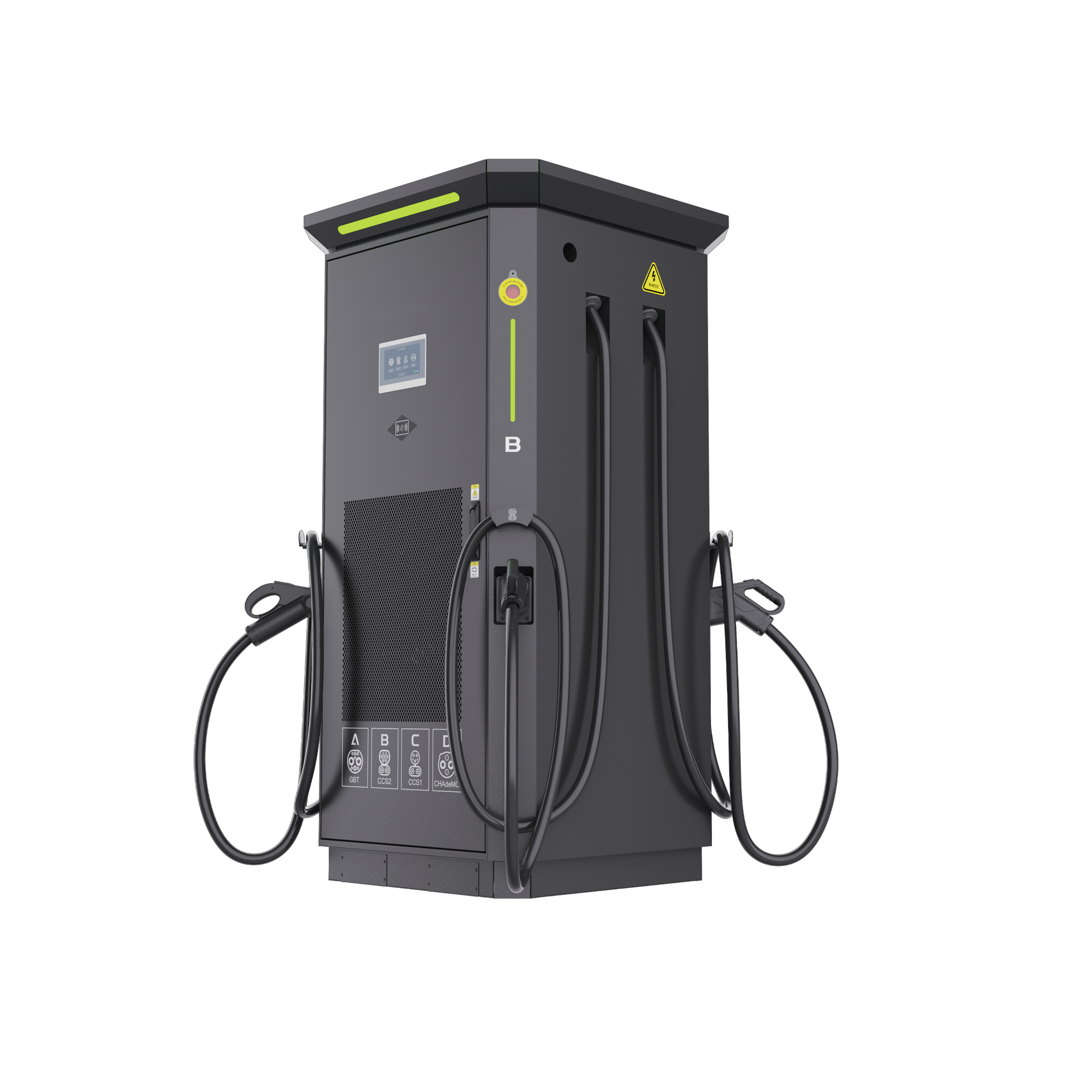 240-360kW Smart Commercial CCS2 Standard DC EV Charger Station Double Guns