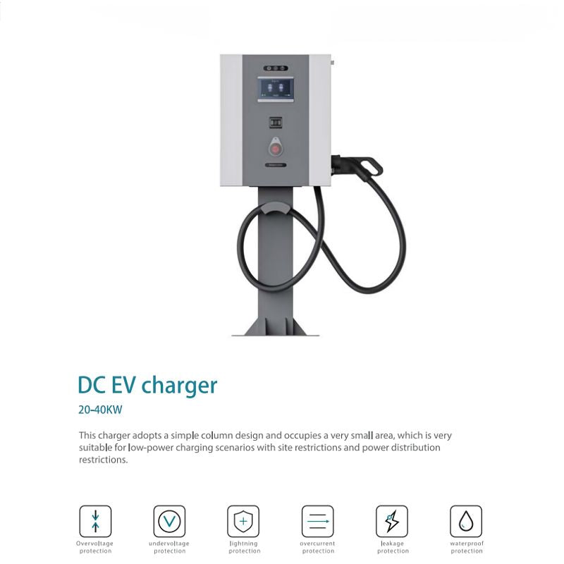Customizable DC EV Charger | 20-40KW | Wall-Mounted & Column