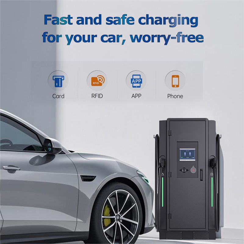 240-360kW Smart Commercial CCS2 Standard DC EV Charger Station Double Guns