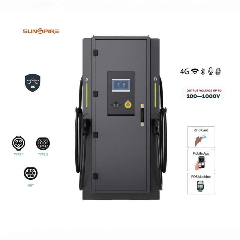 240-360kW Smart Commercial CCS2 Standard DC EV Charger Station Double Guns