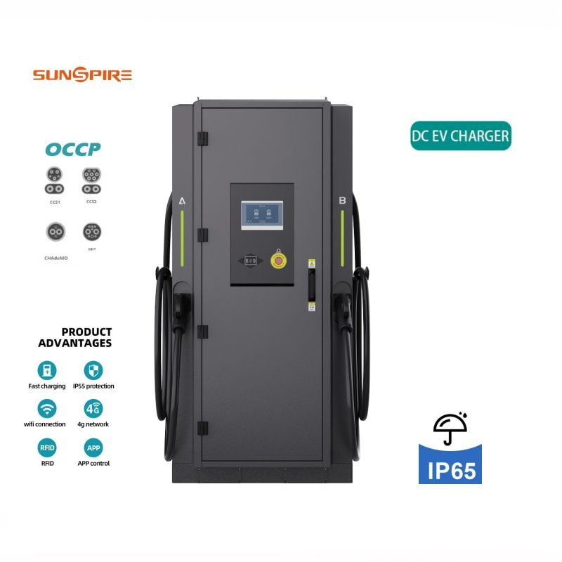 240-360kW Smart Commercial CCS2 Standard DC EV Charger Station Double Guns