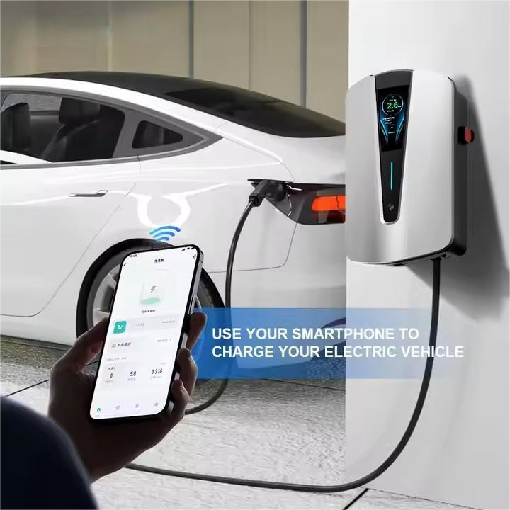 Fashion Design AC EV Charger with Load Balancing | 7-22KW, Fully Customizable