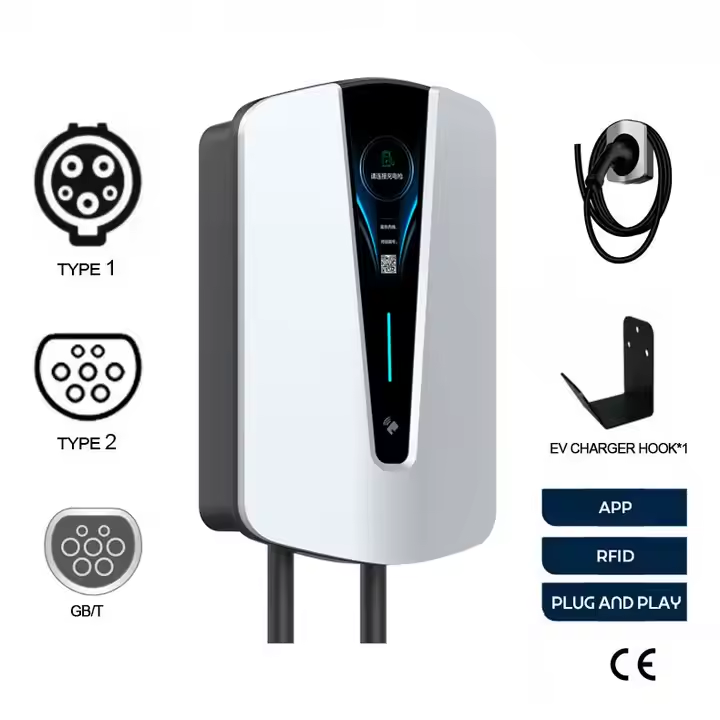 Fashion Design AC EV Charger with Load Balancing | 7-22KW, Fully Customizable