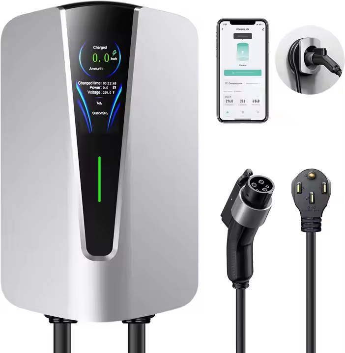 Fashion Design AC EV Charger with Load Balancing | 7-22KW, Fully Customizable