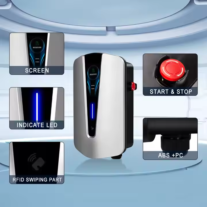 Fashion Design AC EV Charger with Load Balancing | 7-22KW, Fully Customizable