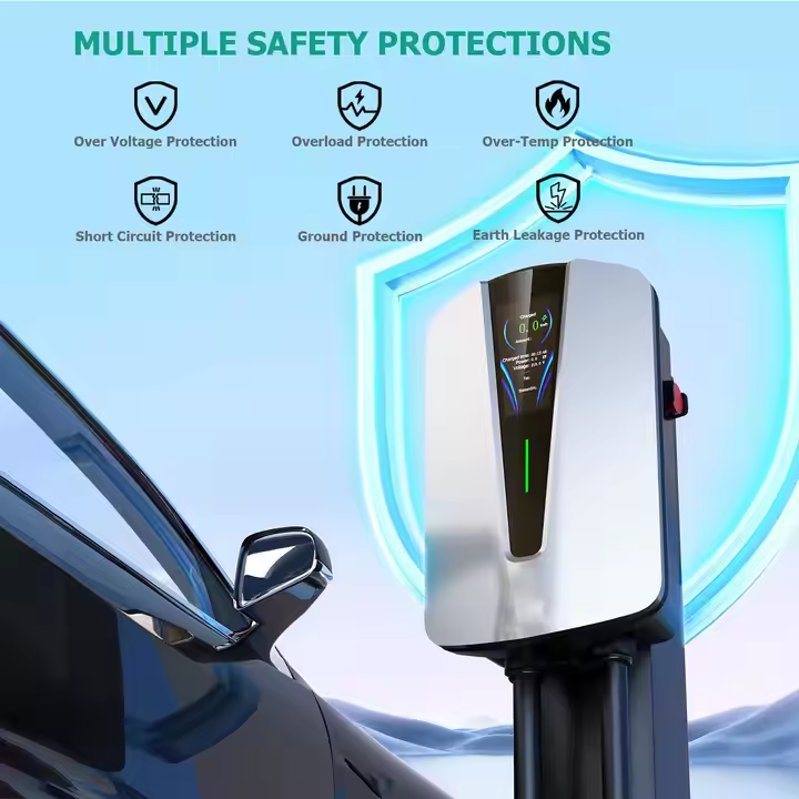 Fashion Design AC EV Charger with Load Balancing | 7-22KW, Fully Customizable