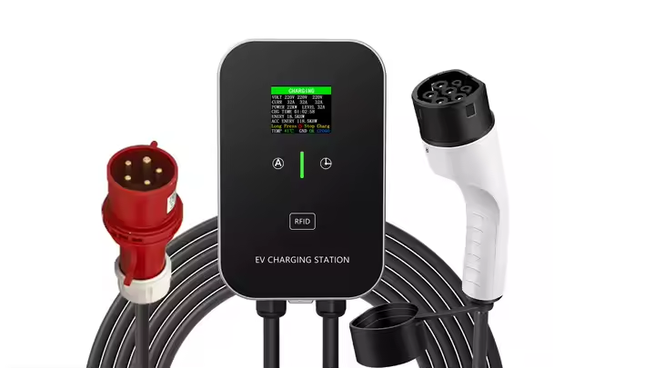 GBT European Standard Plug Charging Gun with 5 Meters New Condition New Energy Charging Pile EV Wall Charger
