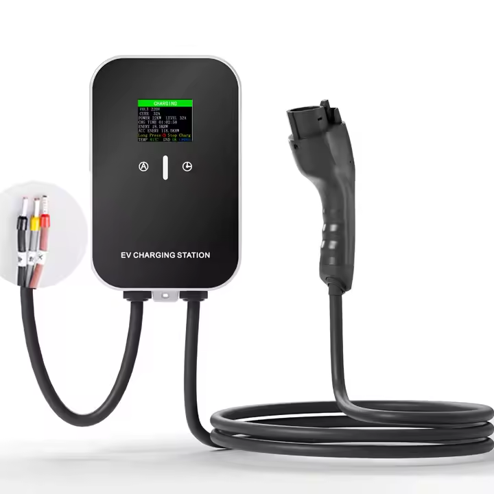GBT European Standard Plug Charging Gun with 5 Meters New Condition New Energy Charging Pile EV Wall Charger