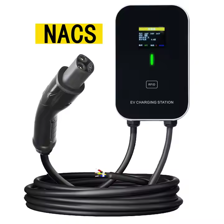 GBT European Standard Plug Charging Gun with 5 Meters New Condition New Energy Charging Pile EV Wall Charger