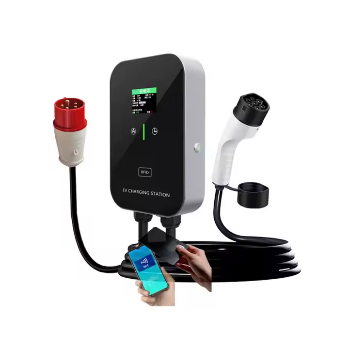 GBT European Standard Plug Charging Gun with 5 Meters New Condition New Energy Charging Pile EV Wall Charger