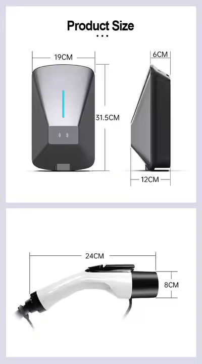 OEM Inlet Evse Type 2 32A Smart EV Charging Socket Ev Charger 220V Electric Car Charger Station
